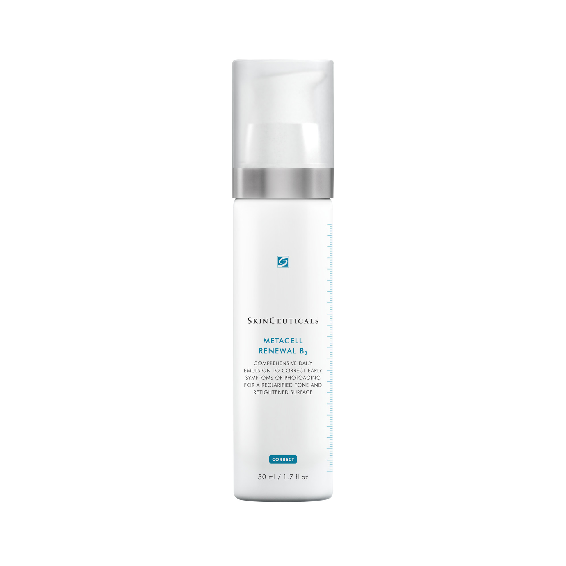 SkinCeuticals Metacell Renewal B3 skincare bottle on a white background